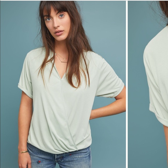 Anthropologie Tops - ✨🆕 Anthropologie Saturday/Sunday Amy Surplice Top